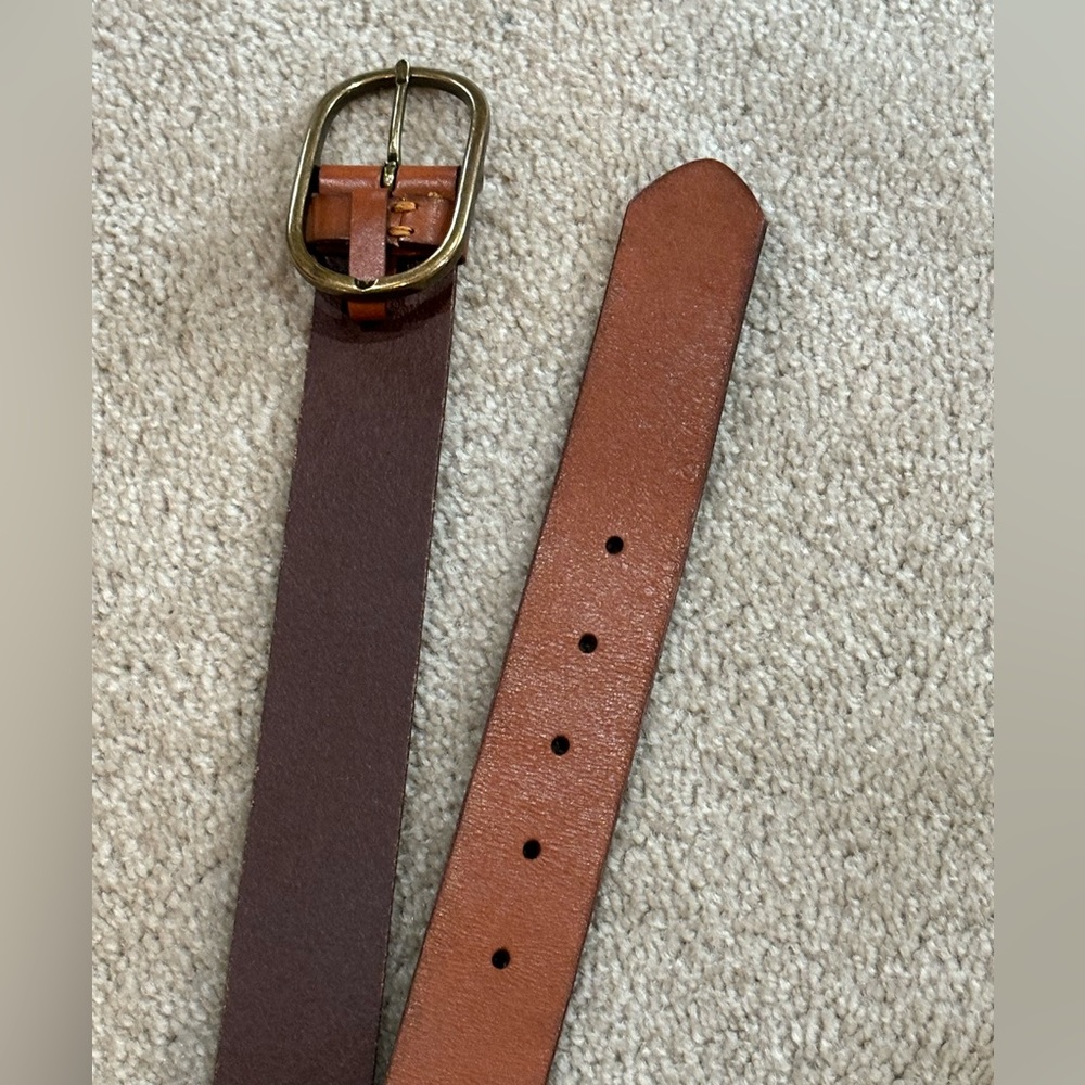 Anthropogie Mens Leather Oval Belt - Picture 8 of 10